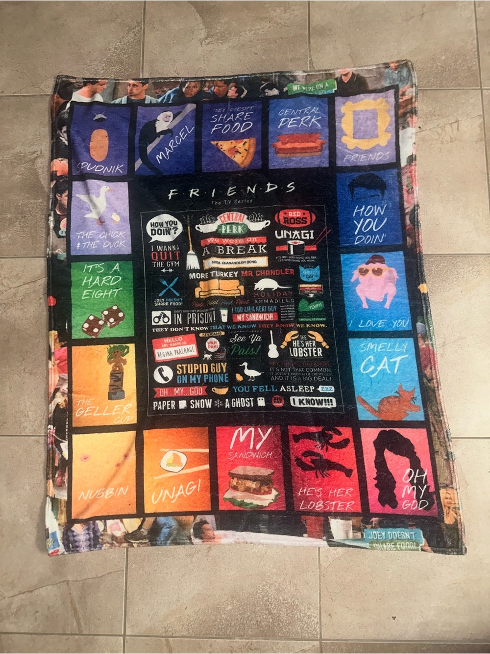 Friends Tv Show 40x50 Inch Throw Blanket Cover Soft Fleece